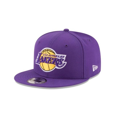 Purple Los Angeles Lakers Hat - New Era NBA 9FIFTY Snapback Caps USA9315842